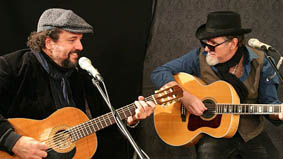 Raul Malo
                                    and Robert Reynolds, WFUV, 25
                                    February 2013