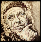 Keith
                                Richards by Robert Reynolds, March 2015